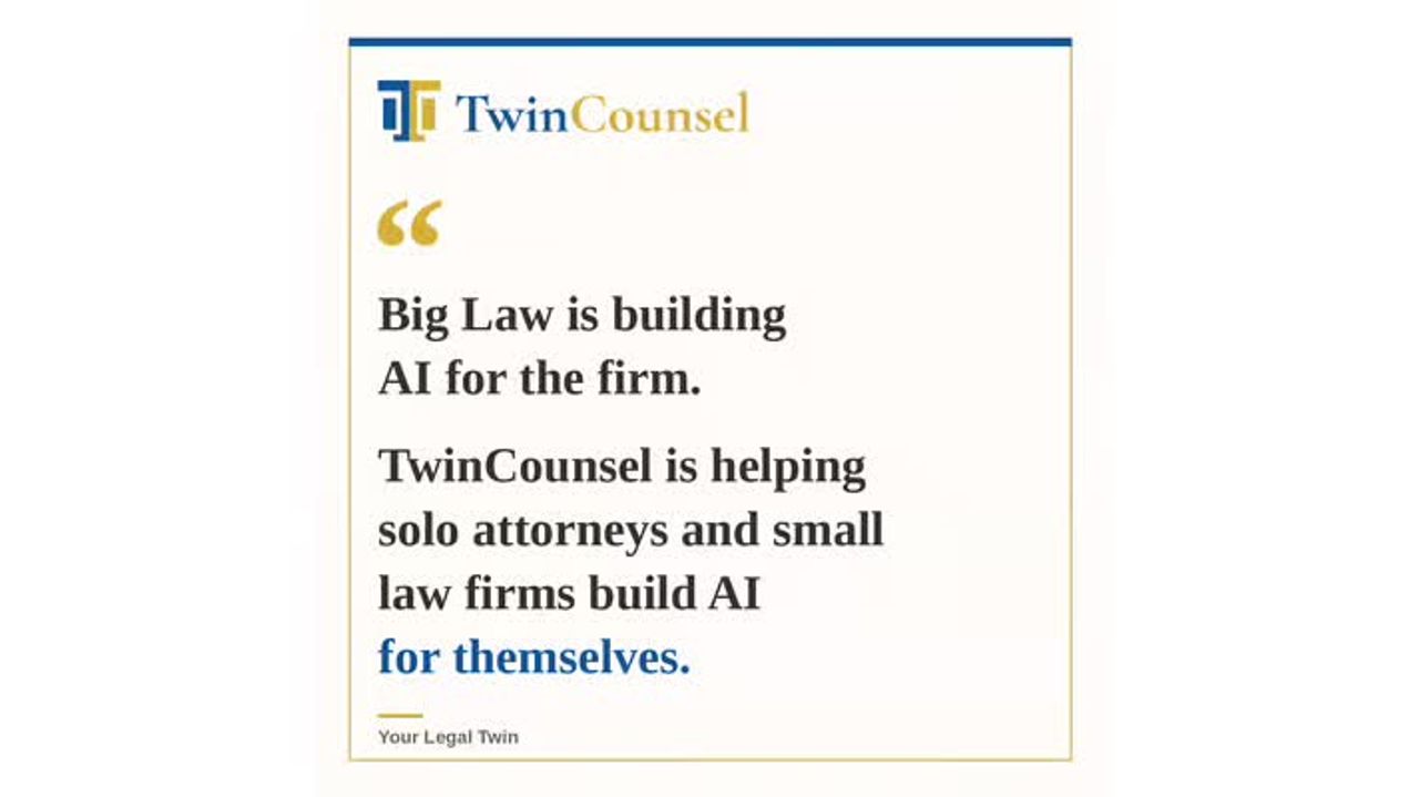 Beyond Prompts: Turning AI Into a Reliable Legal Colleague — a TwinCounsel webinar with Josh Dorward