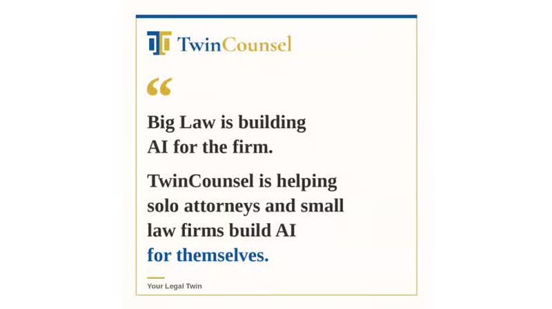 Beyond Prompts: Turning AI Into a Reliable Legal Colleague — a TwinCounsel webinar with Josh Dorward